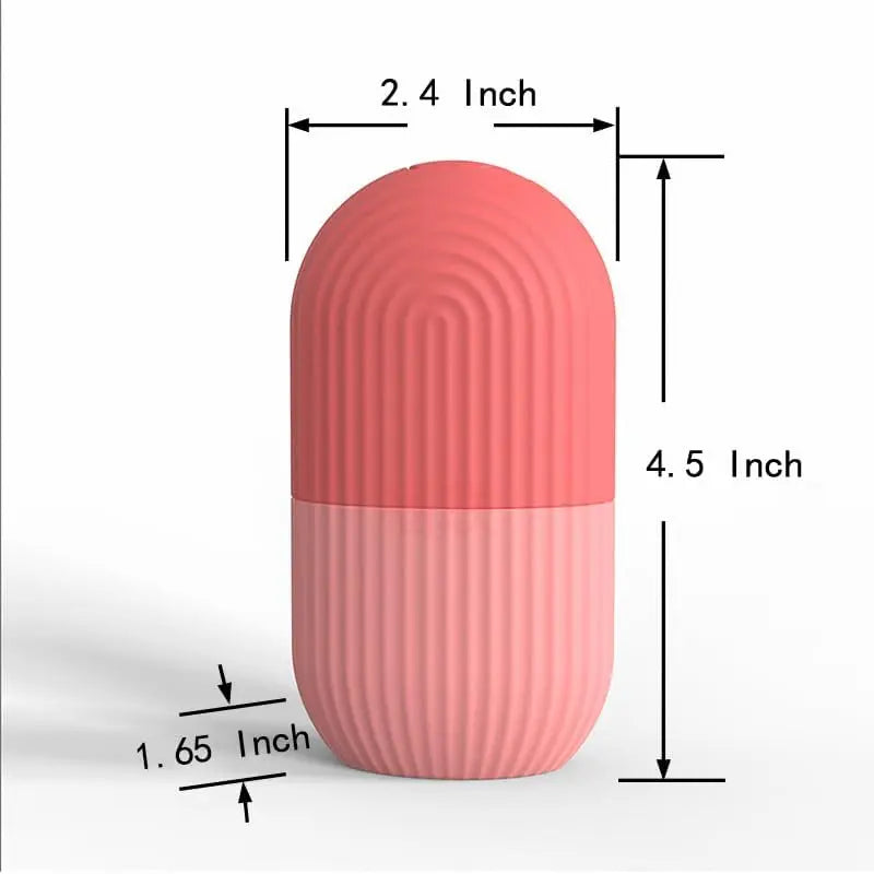 BeautyCareAvenue Ice Face Roller, Reusable Silicone Facial Ice Roller for Face, Eyes and Neck, Cooling Skin Care Massage Tool BeautyCareAvenue